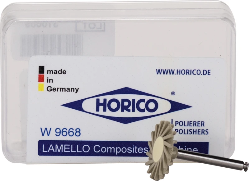 Lamello-Polierer Komposite  Stück  grau fein, RA, 14 mm