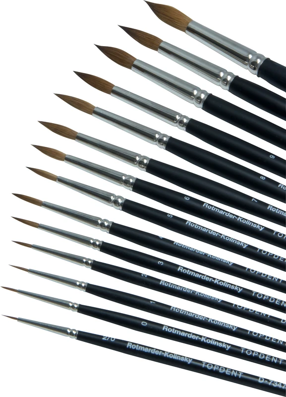 TOPDENT Pinsel Rotmarder Kolinsky  Stück  Nr. 6