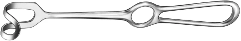 Mundwinkelhalter nach Middeldorpf  Stück  1885\3, 28 x 28 mm