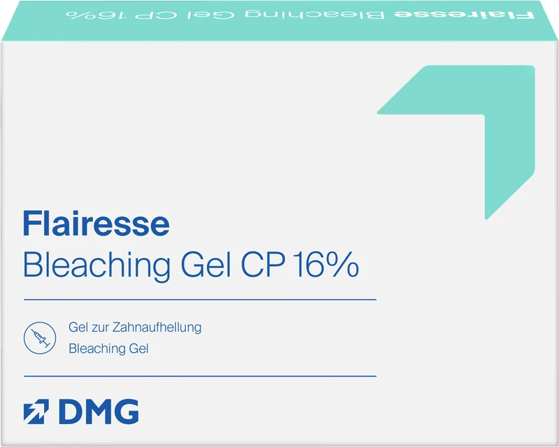 Flairesse Bleaching Gel   Starter Set  5 ml Spritze CP 16%, 1 Schienenbox