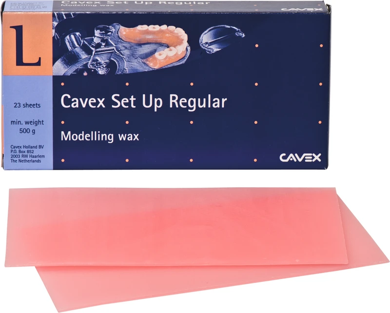Set Up Modellierwachse   Packung  500 g regular (23 Platten)