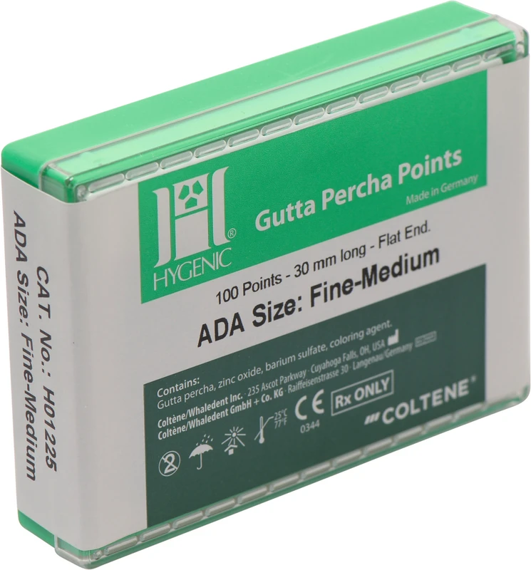 HYGENIC® Guttapercha Spitzen Conventional  Box  100 Stück pink, FM