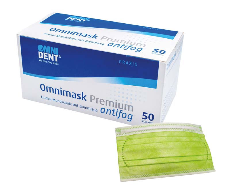 Omnimask Premium antifog  Packung  50 Stück mit Gummzug, cedro