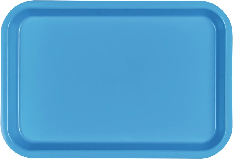 Mini Tray  Stück  Mini-Tray neonblau, 23,8 x 16,2 x 2,2 cm