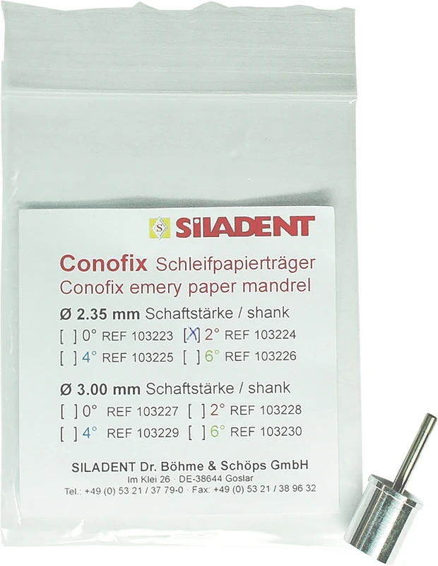 Conofix Schleifpapierträger  Stück  2°, Ø 2,35 mm
