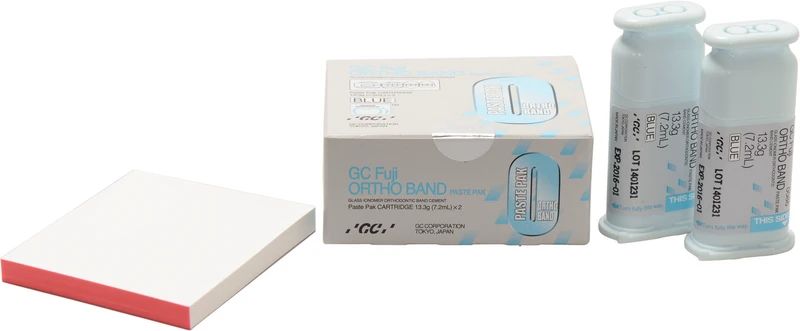 GC Fuji ORTHO BAND Paste Pak  Packung  2 x 13,3 g Kartusche, 1 Mischblock Nr. 22