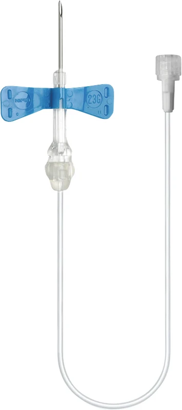 Venofix® Safety  Packung  50 Kanüle, blau, G23 Ø 0,65 x 19 mm, Schlauchlänge 30 cm