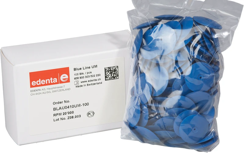 Blue Line  Packung  100 Stück unmontiert, blau, Figur 303, 3 mm, ISO 220