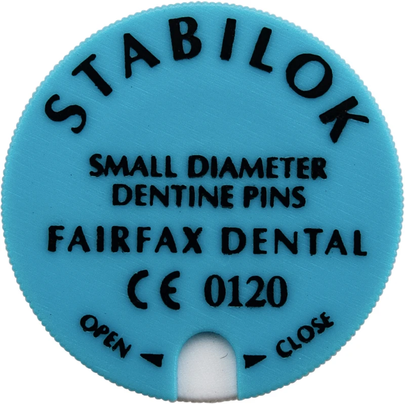 STABILOK  Set  1 Vorbohrer, 20 Pins fein, Edelstahl, blau