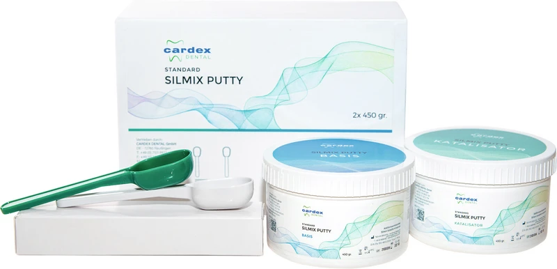 Silmix Putty   Packung  450 g Dose Base, 450 g Dose Katalysator inklusive 2 Dosierlöffel