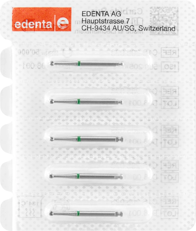HM-Bohrer C1S  Packung  5 Stück grün, RAL, Figur 001, ISO 021