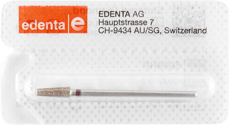 Sinterdiamanten 50  Stück  rot fein, HP, Figur 172, 10 mm, ISO 037