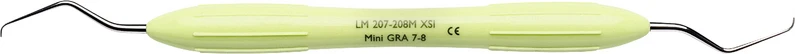 LM DuraGradeMAX Mini Gracey  Stück  Figur 7\8, Präm.\Molaren, grün, LM-ErgoMax Griff