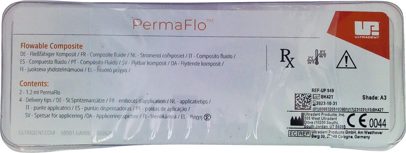 PermaFlo  Packung  2 x 1,2 ml Spritze A3