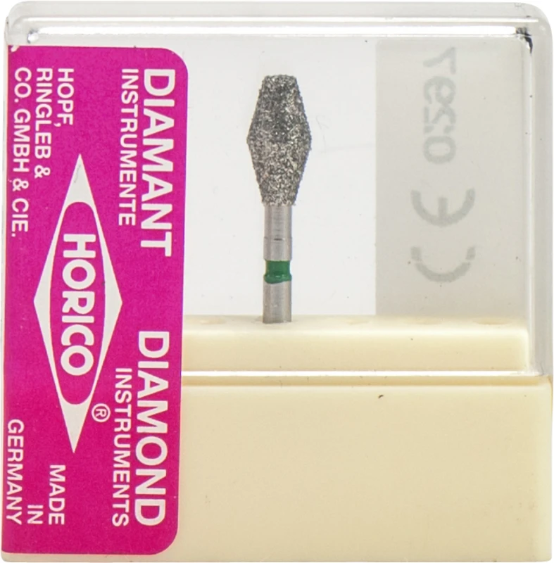 Diamantschleifer 038  Stück  grün grob, FG, Figur 038, 7 mm, ISO 037