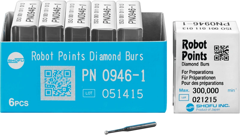 Robot Points FG  Packung  6 Stück FG, Figur Kugel, 1,1 mm, ISO 013