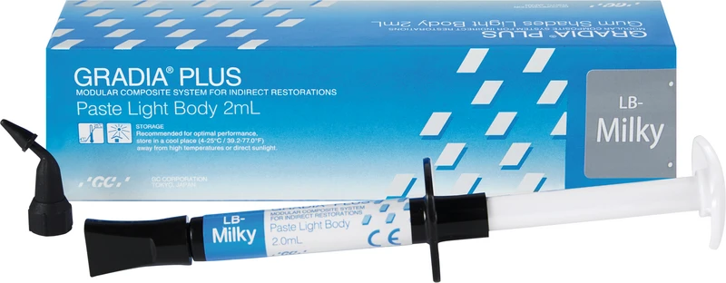 GC GRADIA® PLUS  Spritze  2 ml Paste LB-milchig