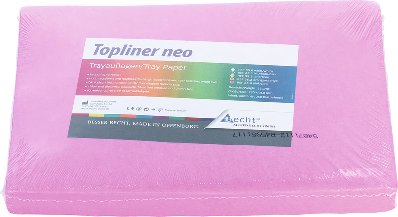 Topliner neo  Packung  250 Stück 28 x 36 cm, pink