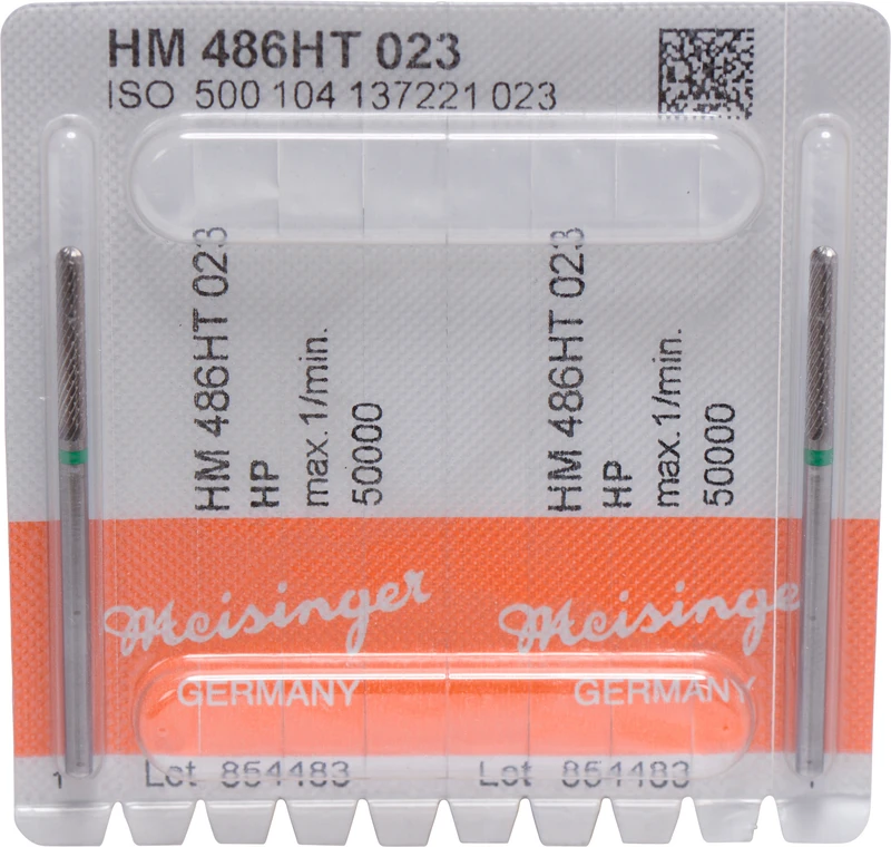HM-Fräser HT  Packung  2 Stück Spezialverzahnung, grün grob, HP, Figur 137, 14 mm ISO 023