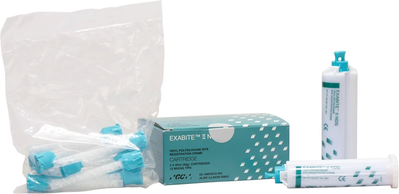 GC EXABITE II NDS  Intro Packung  2 x 48 ml Doppelkartusche, 12 Mischkanülen