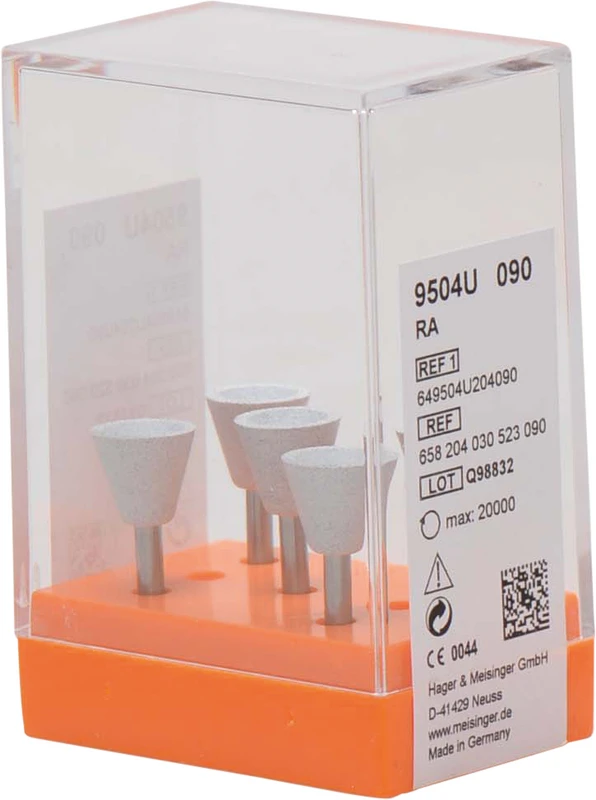 Universalpolierer 9504U  Packung  5 Stück weiß, RA, Figur 030, 8,5 mm, ISO 090