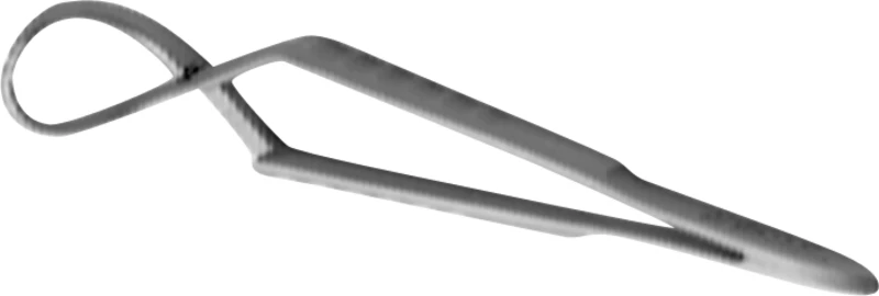 Tuchklemme nach Jones  Stück  BF407R, 85 mm, gebogen