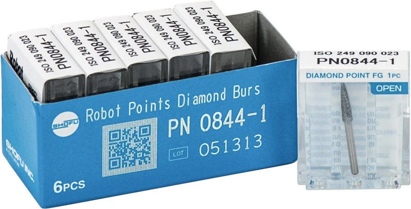 Robot Points FG  Packung  6 Stück FG, Figur Flamme, 9 mm, ISO 023