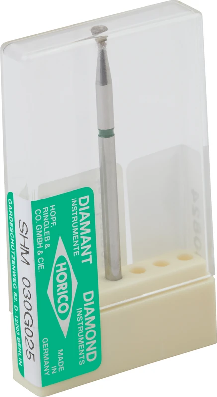 Sinterdiamantschleifer 030  Stück  SHM, grün grob, HP, Figur 030, 2 mm, ISO 025