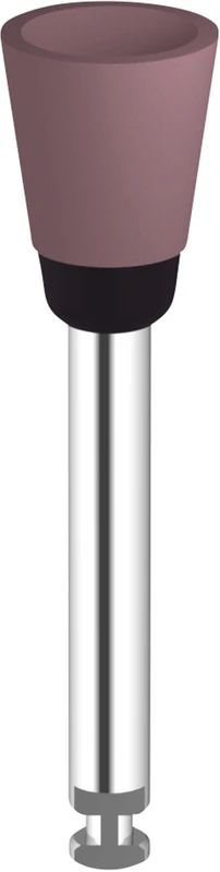 Omnipol für Keramik\Zirkon  Stück  rot mittel, RA, Kelch, Kopflänge: 8 mm, Ø 6 mm