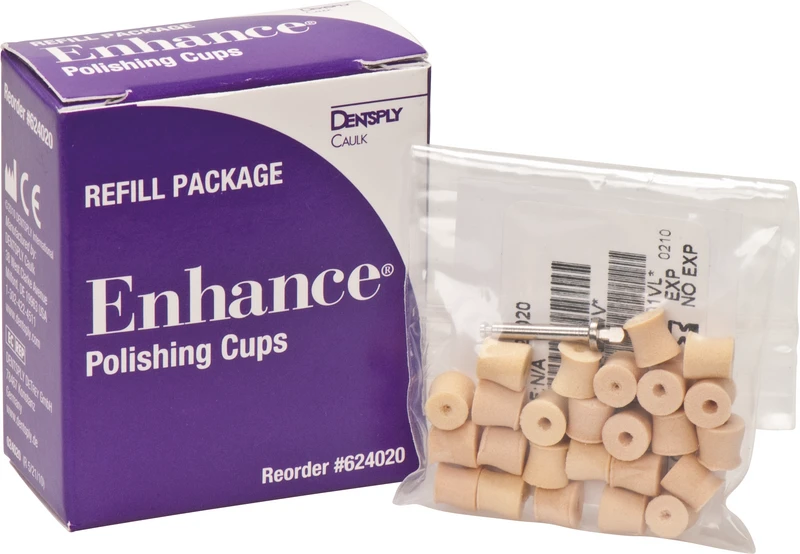 Prisma® Gloss Polierkelche  Packung  100 Polierkelche, 1 Mandrell