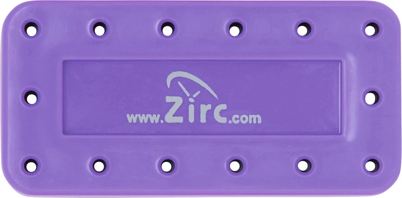 Bohrerständer  Stück  für 14 Instrumente, neonlila, 7,5 x 3,8 x 1,3 cm