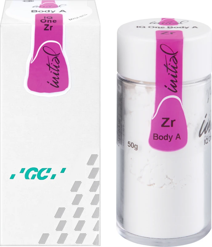 GC Initial IQ Layering-over-Zircon  Dose  50 g Pulver body A