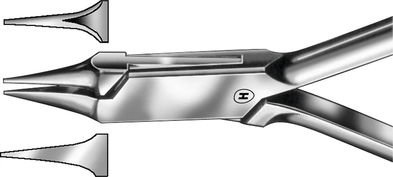 Draht- u. Bogenbiegzange  Stück  HSL 403-12, 125 mm