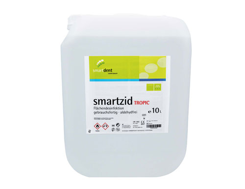 smartzid Flächendesinfektion  Kanister  10 Liter Tropic