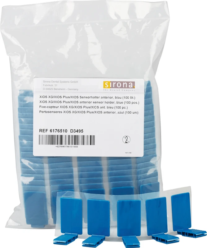 XIOS Sensorhalter  Packung  100 Stück blau