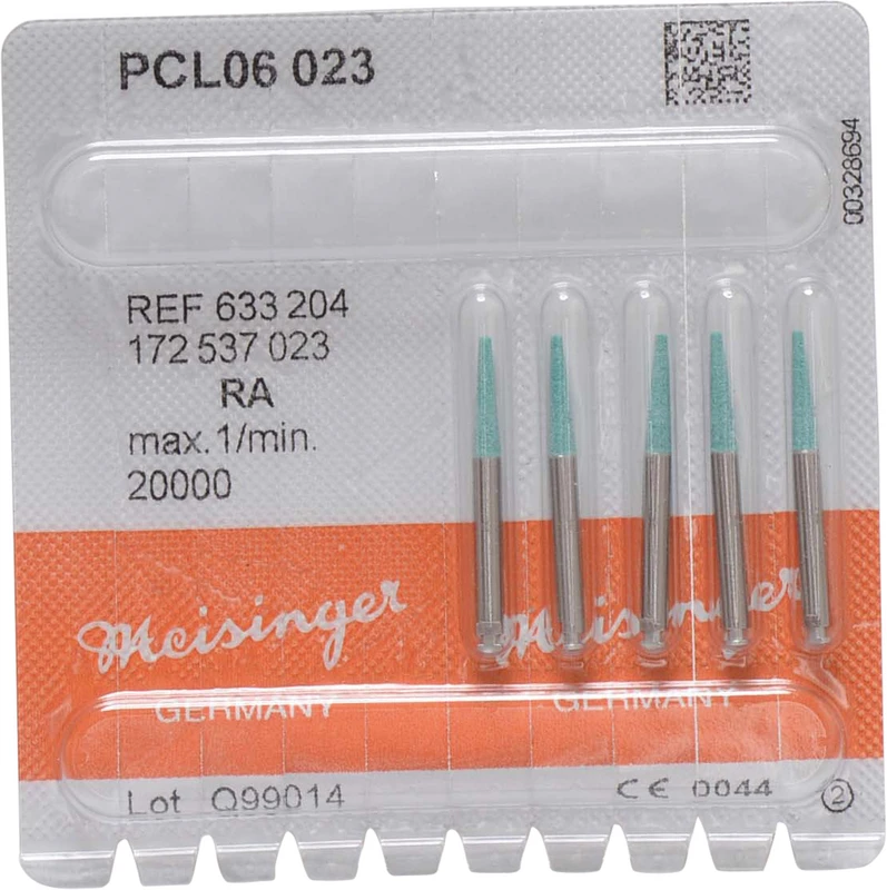 Prophy Clean  Packung  5 Stück blau, ISO 023, PCL06, grob, Länge 9 mm, RA