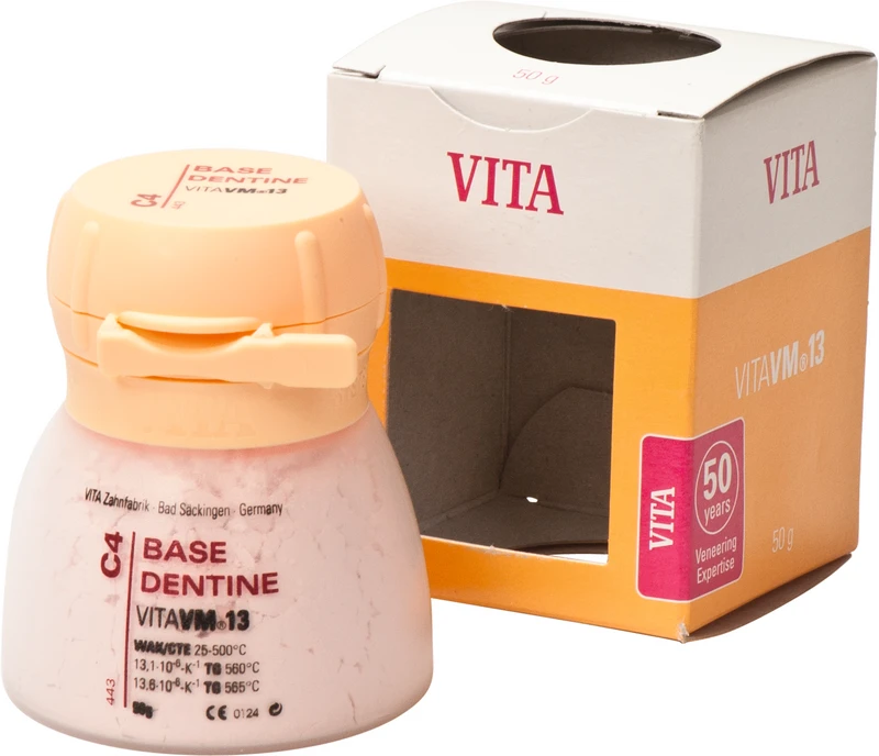 VITA VM® 13 classical A1-D4®  Dose  50 g Pulver base dentine C4