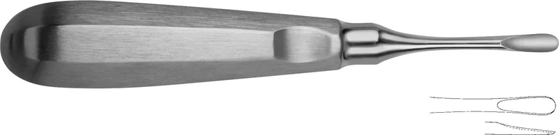 Luxatoren nach Apical  Stück  42-222-04-07, Figur 4, Ø 5 mm