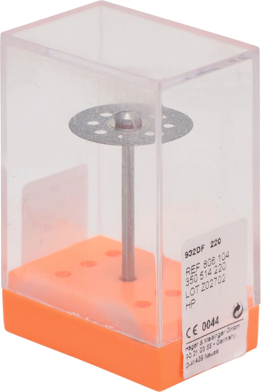 Diamantscheiben 932D  Stück  rot fein, HP, Figur 350, 0,25 mm, ISO 220