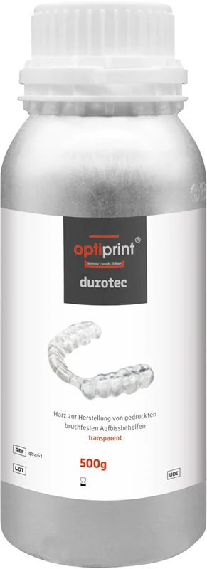 optiprint® durotec   Flasche  0,5 kg transparent