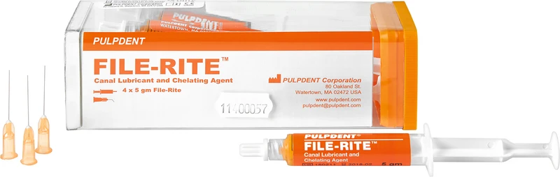 FILE-RITE  Packung  4 x 5 ml Spritze, 50 Tips