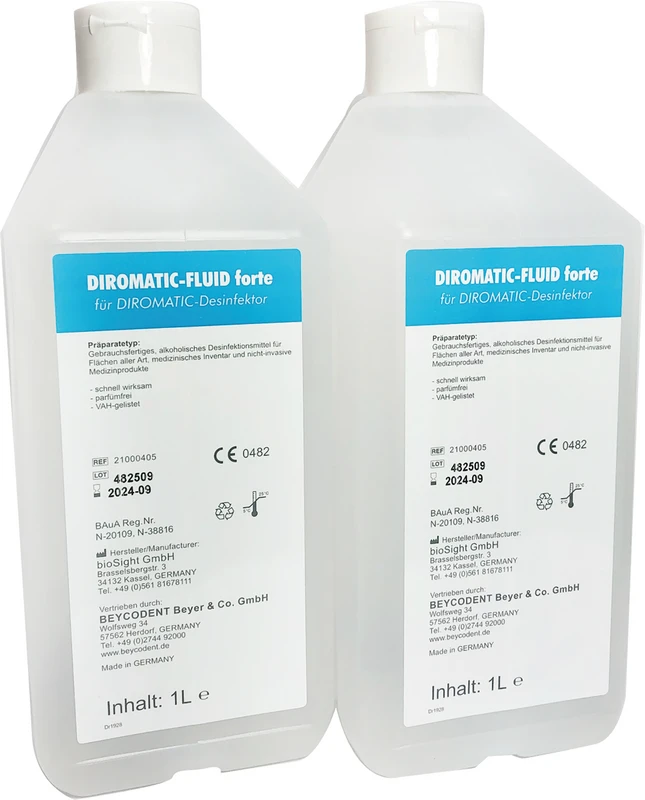 DIROMATIC®-FLUID forte  Karton  2 x 1 Liter Flasche
