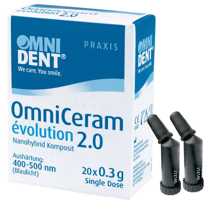 OmniCeram évolution 2.0  Packung  20 x 0,3 g Single Dose B2