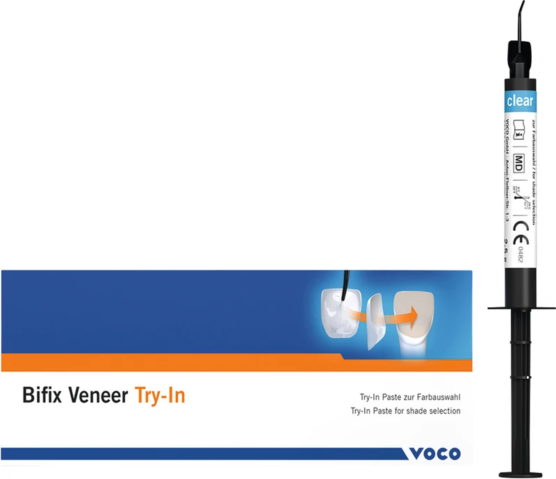 Bifix Veneer LC   Spritze  2,5 g Try-in Paste clear