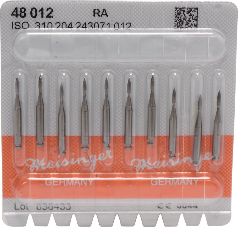 Stahlfinierer 48  Packung  10 Stück RA, Figur 243 Knospe, 4,8 mm, ISO 012