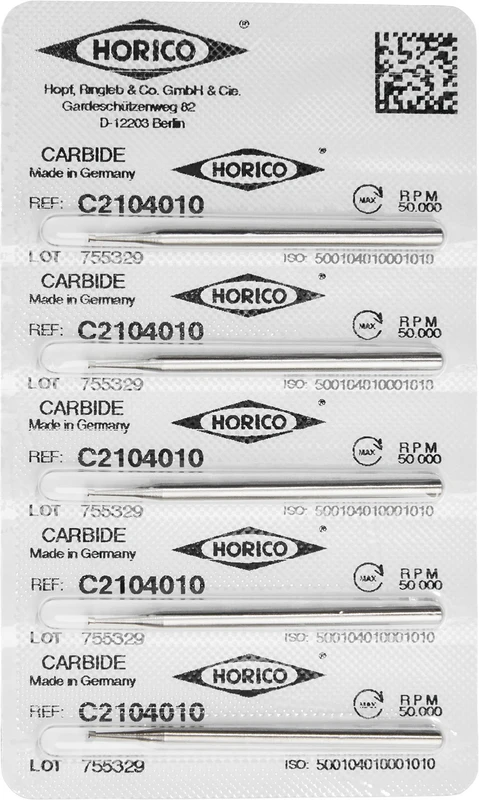 HM-Bohrer C2  Packung  5 Stück HP, Figur 001, ISO 010