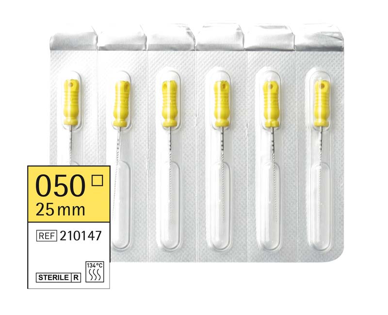 Omni K-Feilen steril  Packung  6 Stück steril, 25 mm, ISO 050