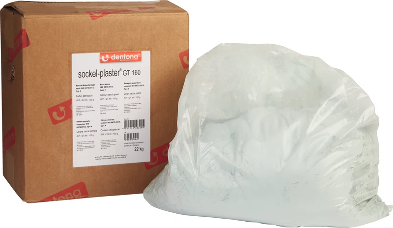 sockel-plaster® GT 160  Sack  22 kg petrolgrün