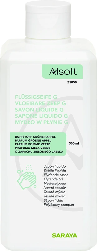 Alsoft Flüssigseife   Flasche  500 ml grüner Apfel