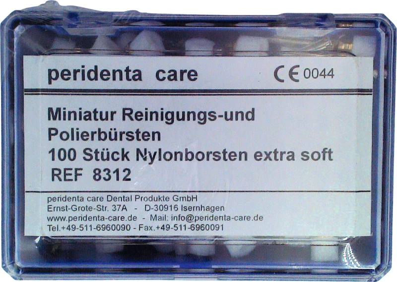 Miniatur Reinigungs- & Polierbürsten  Packung  100 Stück Ø 7 mm, X-soft